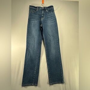 Women’s Dkny Broome High-Rise Slim Straight Blue Jeans Size 2/26 #834